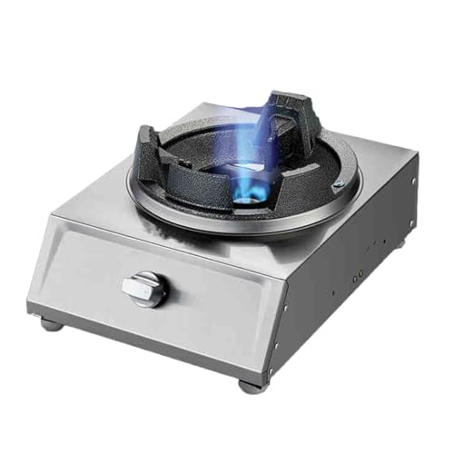 Cocina De Gas, Encendido Cerámico Piezoeléctrico, Potencia Nominal 40 KW, Cocina 1 Quemador, Diales Automático, For Calentar Los Anillos(Style1,NG)
