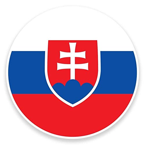 Slovakia Flag Round Metal 0.75" Lapel Pin Hat Shirt Pin Tie Tack Pinback2