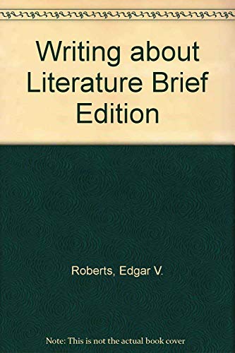 Writing About Literature 0130975931 Book Cover