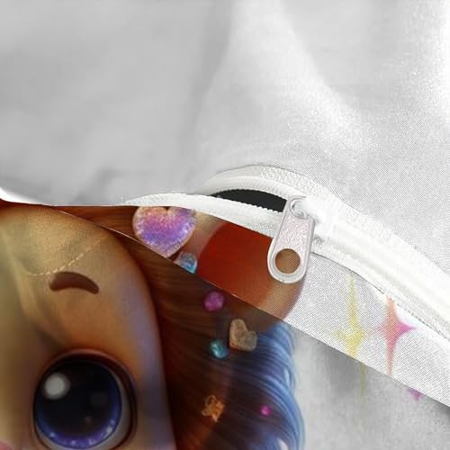 Parure de couette space en microfibre avec imprimé cosmique
