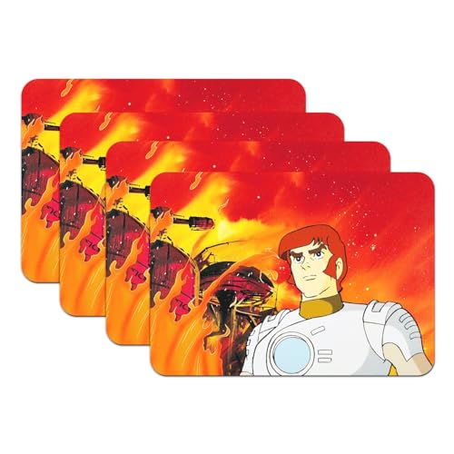 Set de table Capitaine Flam édition grand format 39,5x28,5cm avec base caoutchouc dense - 2