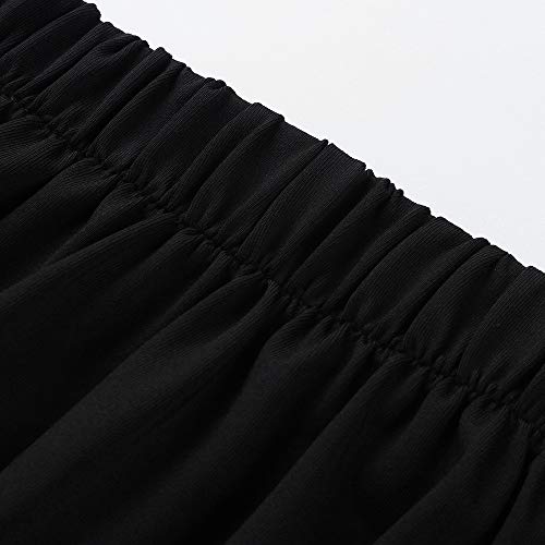 iYYVV Fashion Men\'s Casual Solid Loose Sweatpants Trousers Jogger Dancing Yoga Pant Black