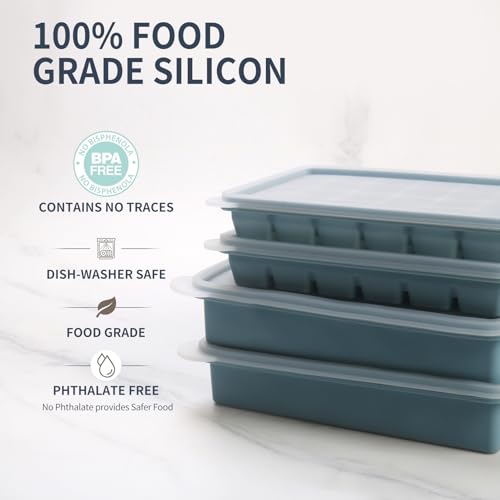 Moldes para congelador de silicona azul 2 pack miniatura 6