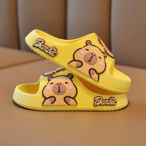 Capybara Slippers for Kids Women 5 pcs Socks Cute Cartoon Open Toes Slide Sandals Non Slip Indoor Outdoor Cozy House Shoes3