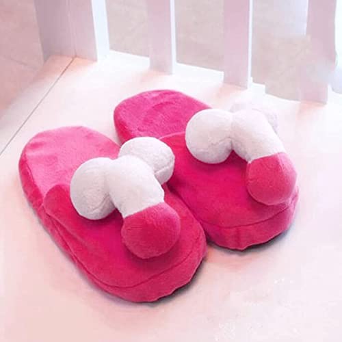 DSORVICD Funny Unisex Adult Novelty Slippers - Gag Gifts Anti Slip House Winter Furry Slippers for Women Men4