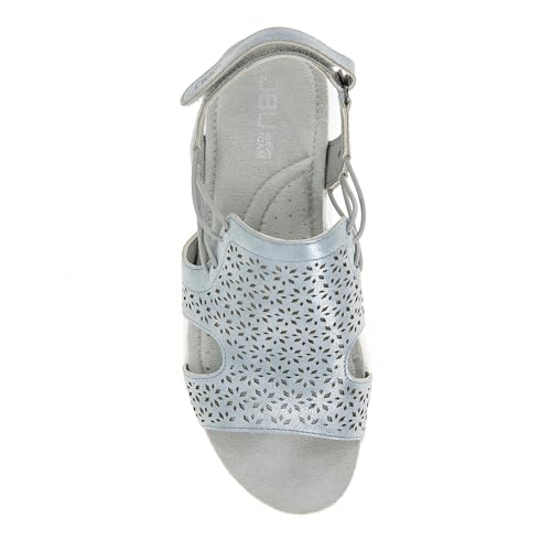 JBU Francis Women's Comfort Casual Adjustable Ankle Strap Open Toe Fashion Sandal4