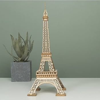 新品未開封　精密模型　パズル　丘江塔 Amazon.co.jp: つくるんです® 日本語説明書付 3D ウッドパズル