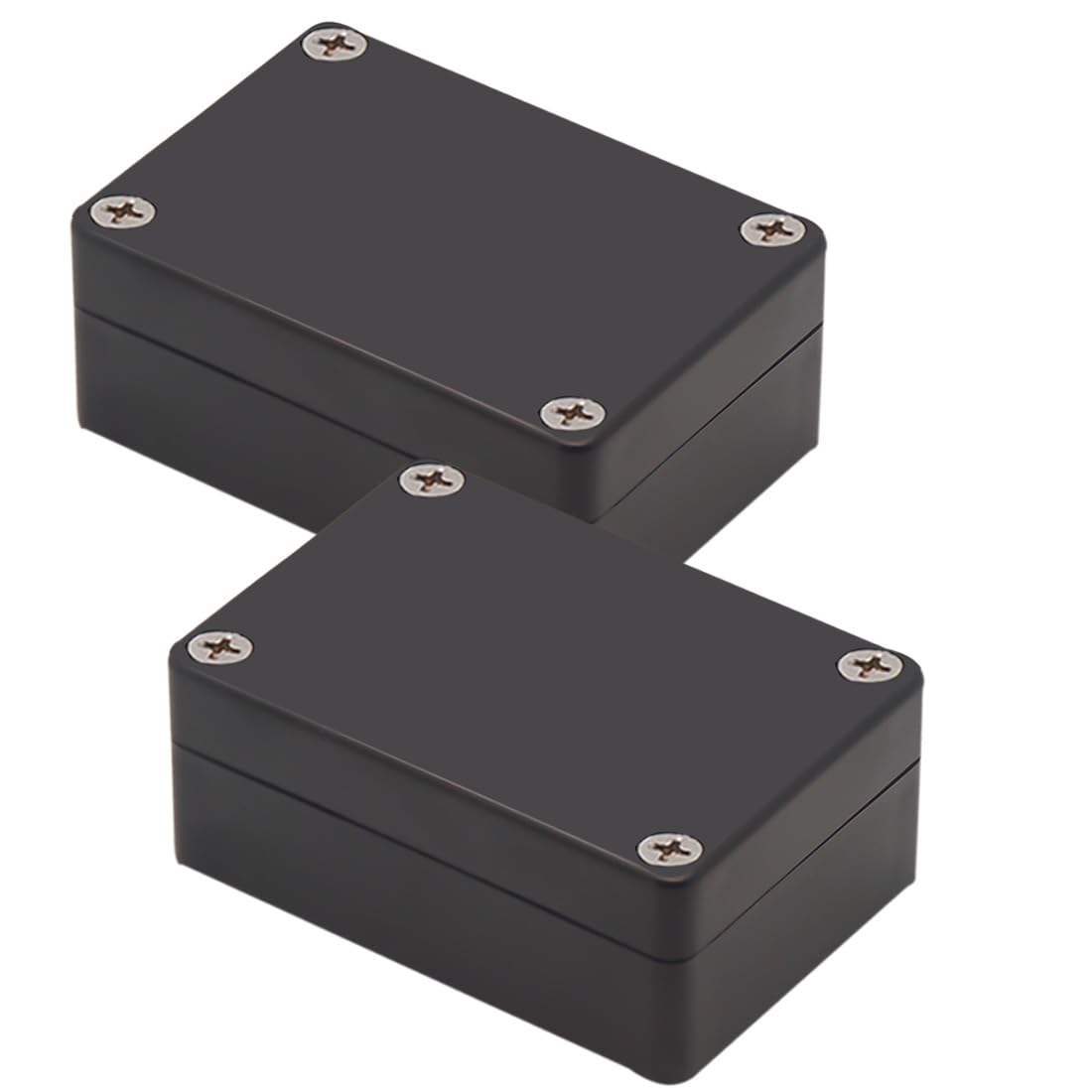 Junction Box, Zulkit Project Box IP65 Waterproof Outdoor Box ABS Plastic Electrical Boxes Electronic Enclosure Black 3.94 x 2.68 x 1.97 inch (100X68X50mm) (Pack of 2) — Amazon image 32