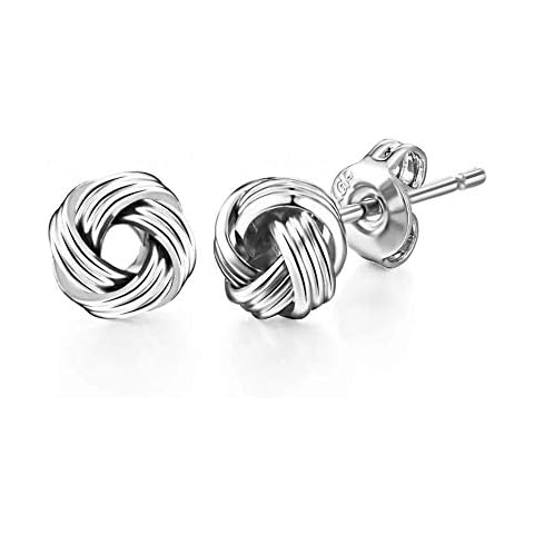 Philip Jones Silver Plated Love Knot Earrings Cover