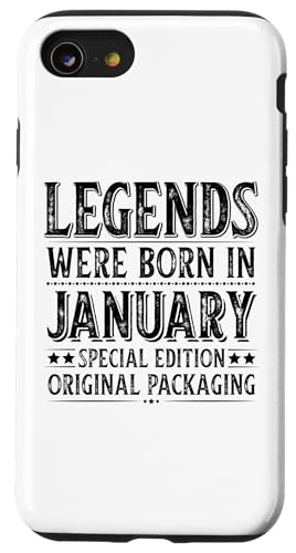Legends was Born in 1 - Birthday IWipbP[W X}zP[X iPhone SE (2020) / 7 / 8 p