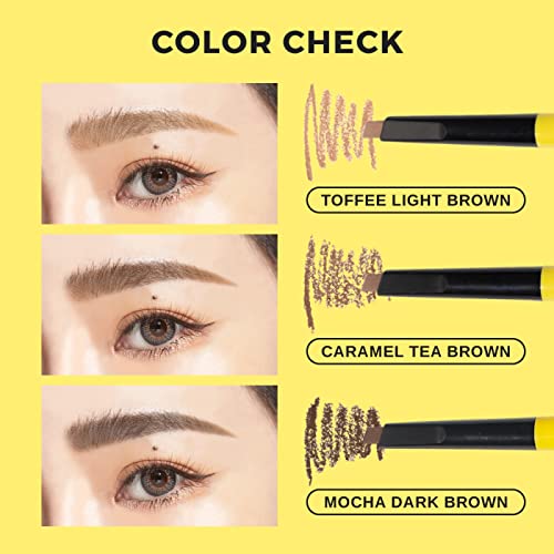 Fresho2 | Fluffy Brows Collection - Contouring Eyebrow Pencil | Mocha Dark Brown | Made In Taiwan | Vegan Cruelty Free #TOP2