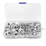 Googly Eyes for Crafts,450 Pcs Black Wiggle Googly Eyes with Self-Adhesive, 6mm 8mm 10 mm 12mm 15mm