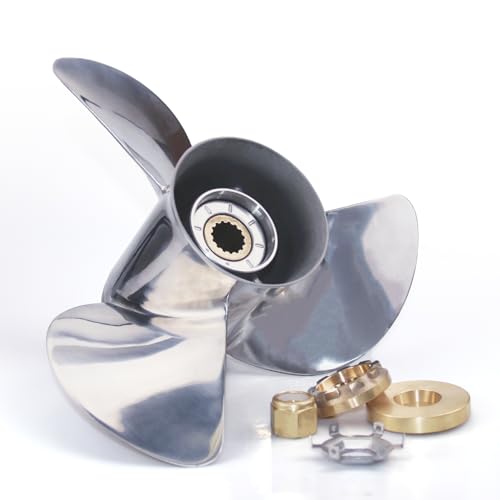 Edelstahl-Propeller Captain Propeller 13 1/4 x 17 für Außenborder