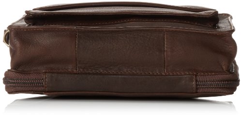 Derek Alexander Ew Top Zip With Rear Organizer, Brown, One Size #TOP3