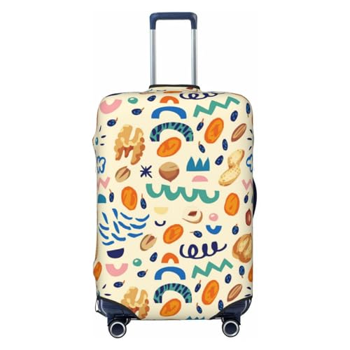 Peanuts 8 Reisegepäckhüllen – Elastische Kofferabdeckungen Schutz für Gepäck 45,7 - 81,3 cm, Schwarz, Small