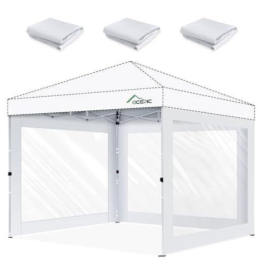 Acepic Clear Canopy Sidewalls for Tents