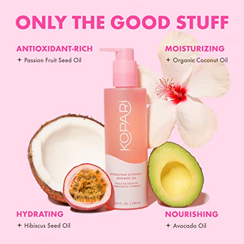 Kopari Sudsy Shower Oil - Skin Cleansing, Moisture Locking, Skin Hydrating Shower Oil (8.4oz) - Thumbnail 5