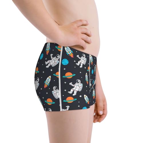 Boys' Cotton Boxer Brief Soft Underwear-Space2