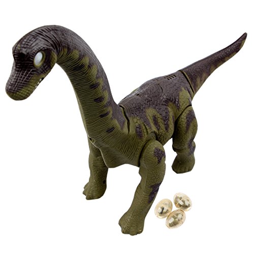 Sun Cling® Electronic Toys Green Walking Brachiosaurus Dinosaur #TOP3