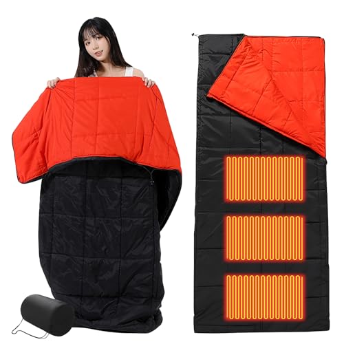 Sac de couchage extérieur chauffant USB idéal pour vos nuits de voyage et bivouac en montagne