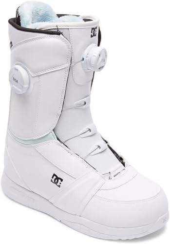 DC Lotus BOA Womens Snowboard Boots White/White/Black 9
