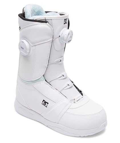 Dc Lotus Boa Womens Snowboard Boots White/White/Black 9 #TOP5