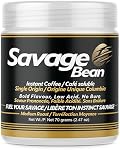 Savage Bean Premium Instant Arabica Coffee – Medium Roast – Smooth Low Acid Instant Coffee – 70g