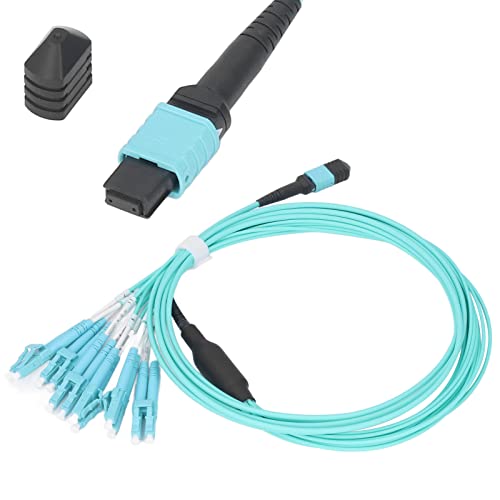 Jumper de Fibra, Cabo de Remendo de Fibra óptica LC, Plugue Multimodo de 10 Gigabit, Resistente a Ba