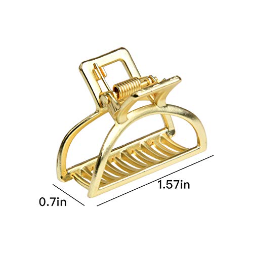 Small Hair Clips Akamino Metal Hair Claw Clips, Hair Accessories For Women Half Bun Hairpins For Thick - 8 Pack #TOP1