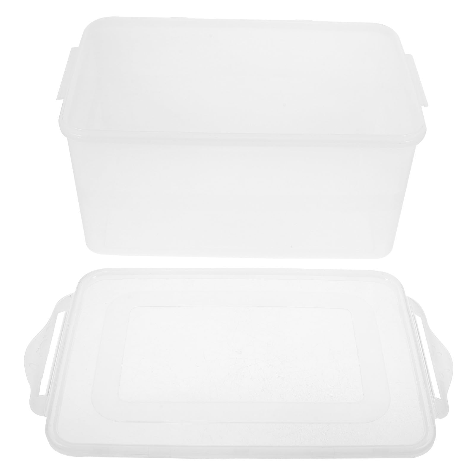 4 Wiederverwendbare Kühlschrank Organizer Boxen 5, 2l Pp Weiß