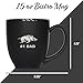 Rico Industries NCAA Arkansas Razorbacks #1 Dad 15oz Laser Engraved Matte Black Ceramic Bistro Mug - for Hot or Cold Drinks