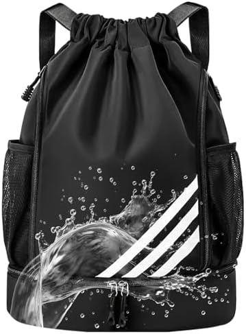 Mochila Esportiva Impermeável para Academia, Bolsa Grande com Com...