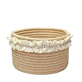 idée panier cadeau MATÉRIEL DE HAUTE QUALITÉ : La corbeille cadeau pour enfants est fabriquée à partir d'un tissu de jute robuste et offre une grande durabilité, tout en protégeant les sols et les surfaces contre les rayures ou les bruits.