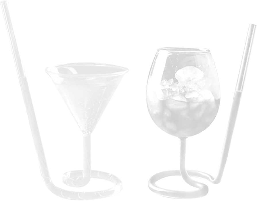 カクテルグラス 2点セット 300ml クリスタル製 家用 業務用 2個 