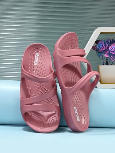Image of DOCTOR HEALTH SUPER SOFT Women's Orthopedic Sandals And Slippers | Lightweight Anti-Skid Comfort Slides for Heel Pain Relief | Soft Cushion Sole Footwear for Everyday Use