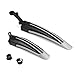 Price comparison product image Mudguard Set for Rear Section of Mountain Bike Wheels 22 24 26 Inches, gray