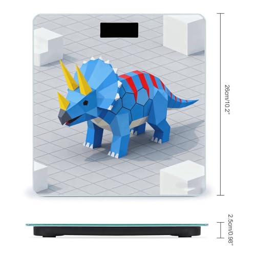 Báscula Digital Dinosaur Patterns para Baño 400 Lb/180 kg miniatura 2