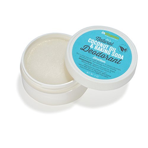 Buy Natural Coconut Oil & Baking Soda Deodorant (3 oz) Online at Low