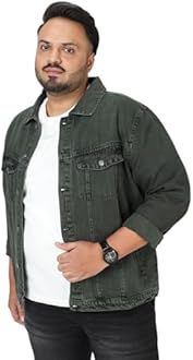 Urbano Plus Men plusjaktp Denim Jacket (pack of 1)