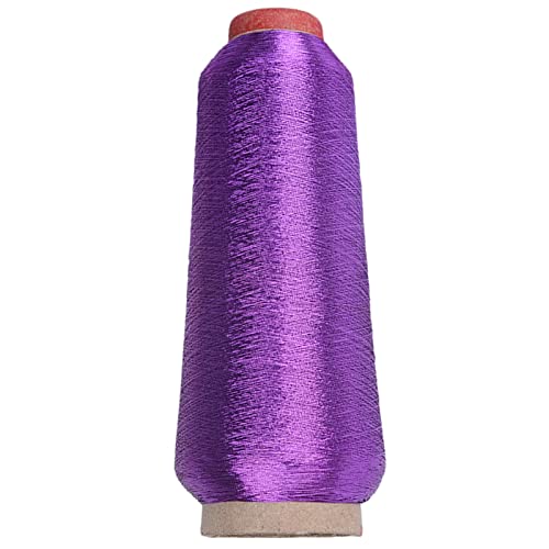 Hilo metálico para bordado 3000 yardas morado miniatura 1