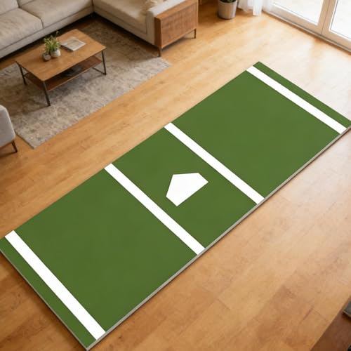 Tapis de frappe de baseball antidérapant pour entraînement de softball 135x30cm