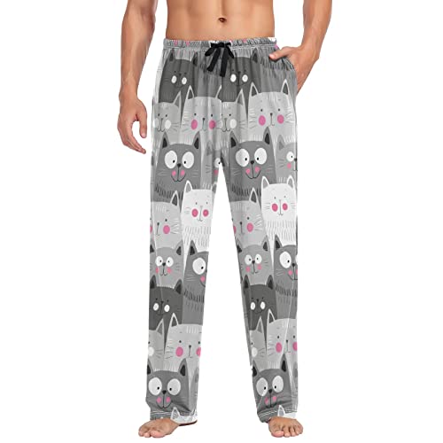 Camouflage Anchor Pajama Pants for Men With Pockets and Drawstring - Lounge Bottoms, Sleep PJ3