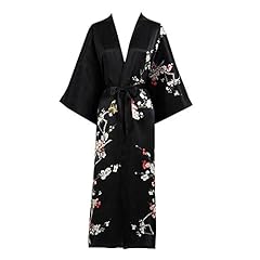 Winter Plum Blossom, Black, Long Robe