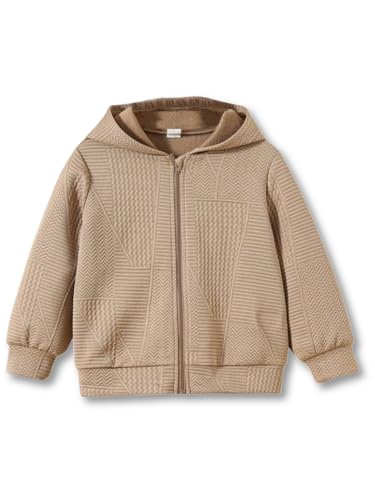Image of URBAN OX Zipper Fleece Hoodies Jacket for Kids Boys and Girls | Fleece Sweater Black for boy Kids | Chiku Winter Sweaters for Boys and Girls | Hooded Sweatshirt