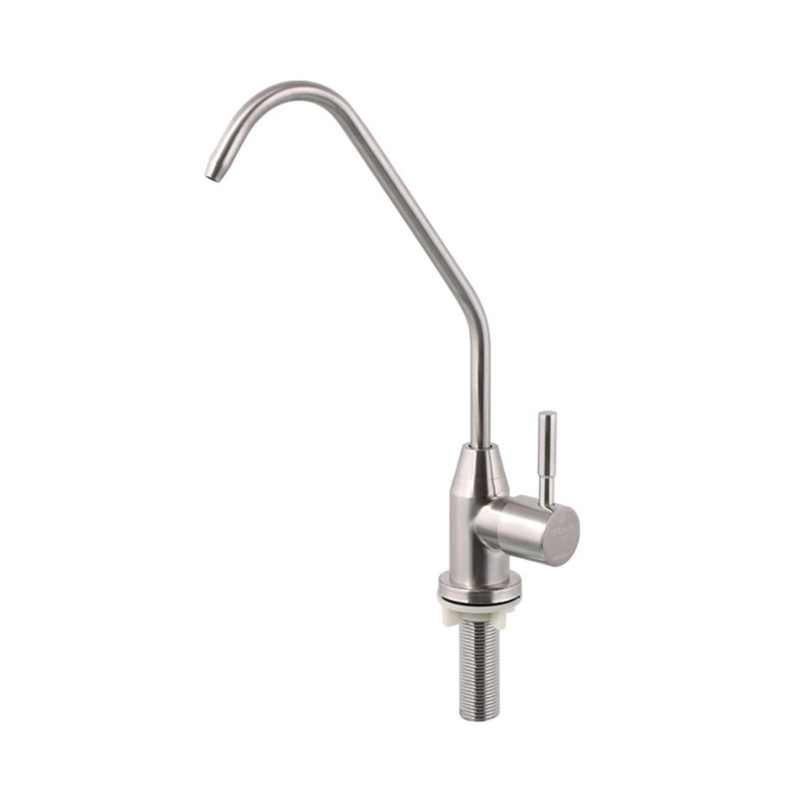 Robinet d'eau pure de cuisine en acier 304 à valve céramique anti-fuite pour filtre osmoseur