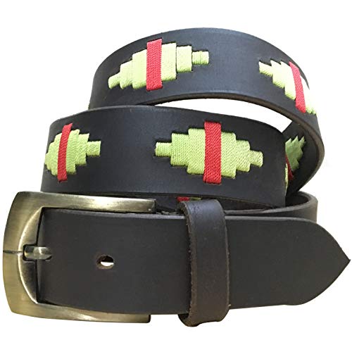 Ceinture polo en cuir marron élégante pour vos tenues de week-end