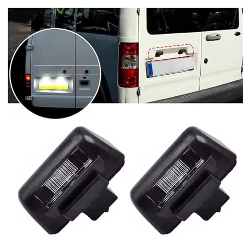 Luz matrícula LED Ford Transit evita multas por bombilla fundida 5