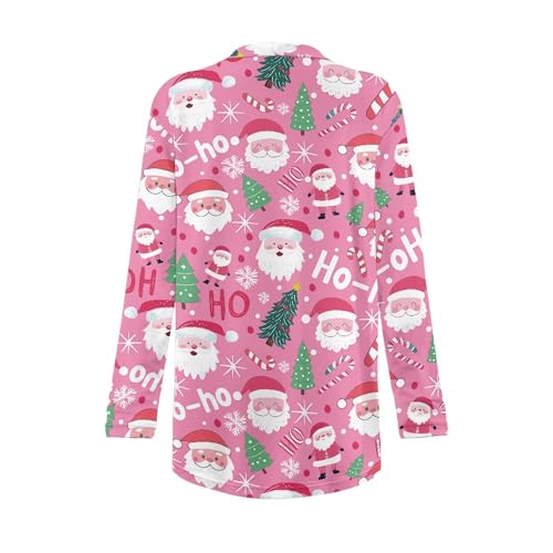 Image of Fall Maple Leaf Cardigan Sweaters for Women Long Sleeve Cardigan Soft Drape Open Front Dusters V-Neck Jackets Dressy