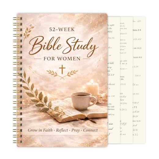52-Week Bible Study Guide, Spiral Bible in a Year for Women Journal,5.5"×8"