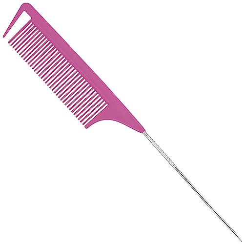 細歯コームピン帯電防止ヘアスタイルラットテールコームサロン美容師理容室ヘアエッジトリマースタイリング美容ツール